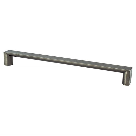 10.63" Contemporary Rectangular Appliance Pull in Graphite from Elevate Collection