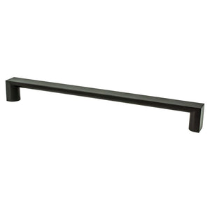 10.63' Contemporary Rectangular Appliance Pull in Matte Black from Elevate Collection