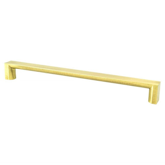 10.63" Contemporary Rectangular Appliance Pull in Satin Gold from Elevate Collection