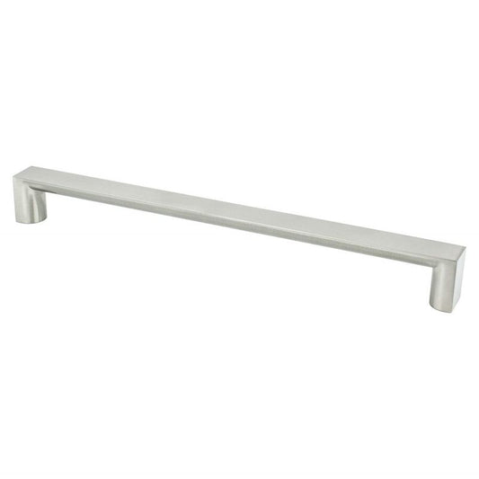 10.63" Contemporary Rectangular Pull in Brushed Nickel from Elevate Collection