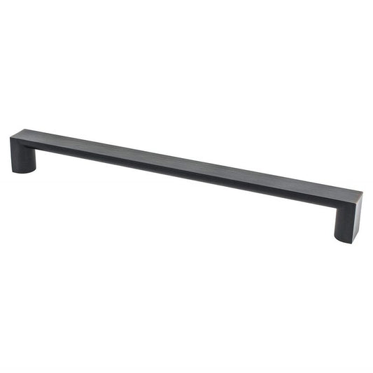 10.63" Contemporary Rectangular Pull in Verona Bronze from Elevate Collection