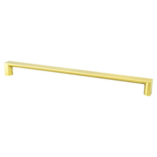 13.13" Contemporary Square Appliance Pull in Satin Gold from Elevate Collection