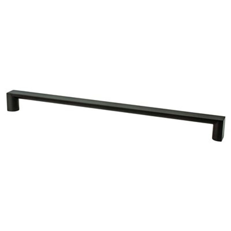 13.13' Contemporary Rectangular Appliance Pull in Matte Black from Elevate Collection