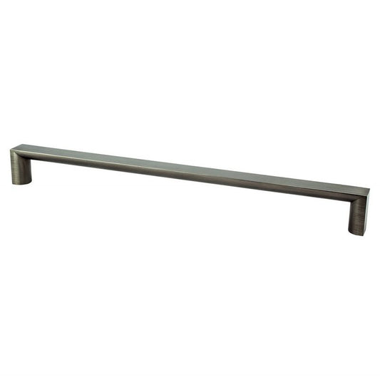 19.31" Contemporary Rectangular Appliance Pull in Graphite from Elevate Collection