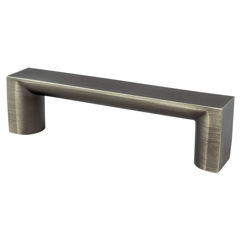 4.31' Contemporary Rectangular Pull in Graphite from Elevate Collection