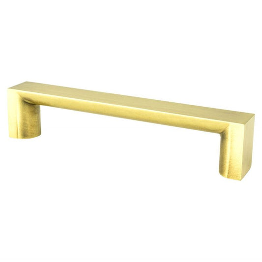 5.56" Contemporary Square Pull in Satin Gold from Elevate Collection