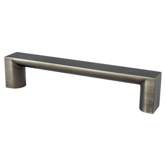 5.56" Contemporary Rectangular Pull in Graphite from Elevate Collection