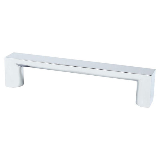 5.56" Contemporary Rectangular Pull in Polished Chrome from Elevate Collection