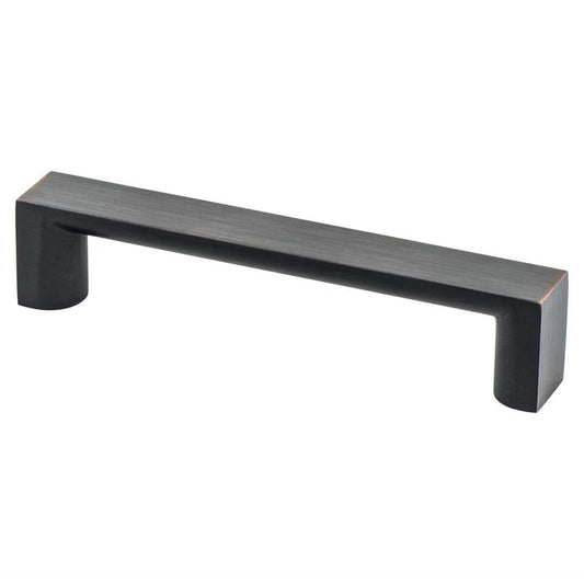 5.56" Contemporary Rectangular Pull in Verona Bronze from Elevate Collection