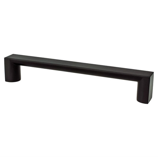 6.81" Contemporary Square Pull in Matte Black from Elevate Collection