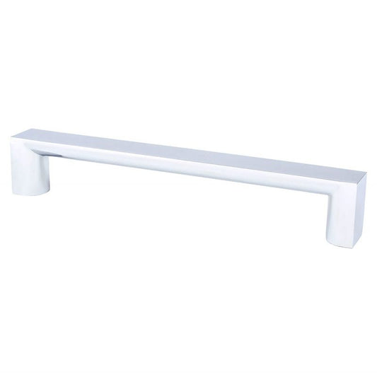 6.81" Contemporary Square Pull in Polished Chrome from Elevate Collection