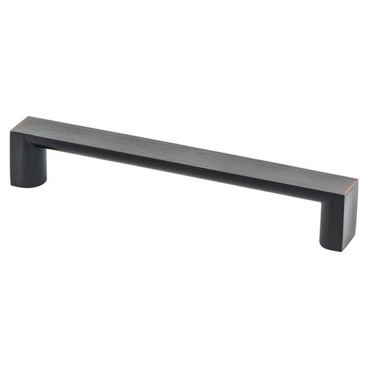 6.81" Contemporary Square Pull in Verona Bronze from Elevate Collection