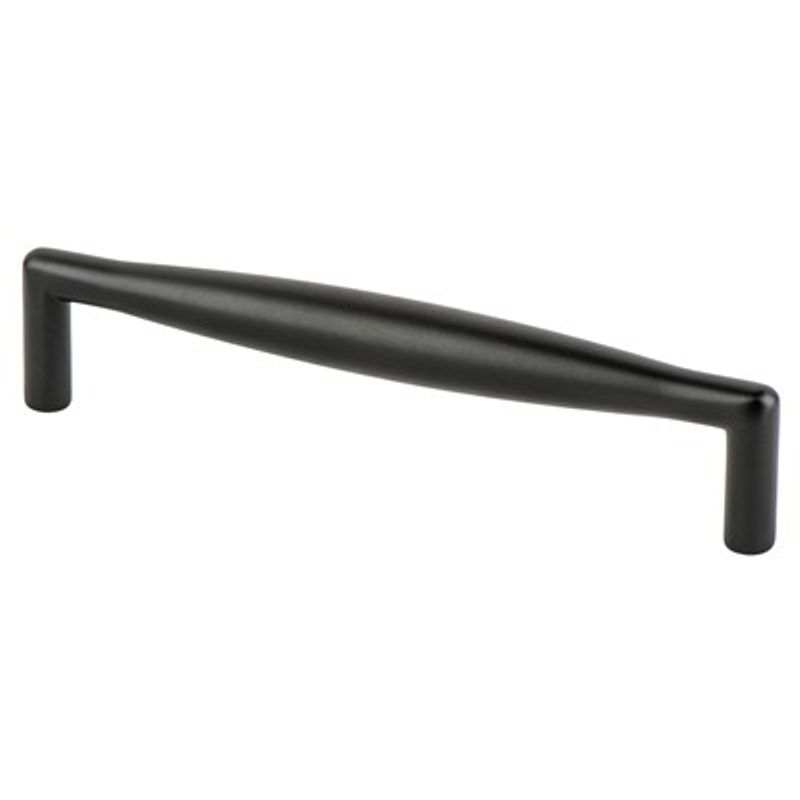 5.38' Transitional Modern Arch Pull in Matte Black from Encore Collection