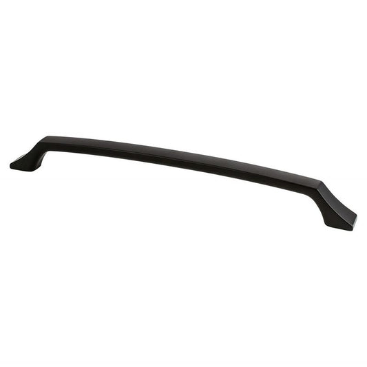 12.88" Contemporary Appliance Pull in Matte Black from Epoch Edge Collection