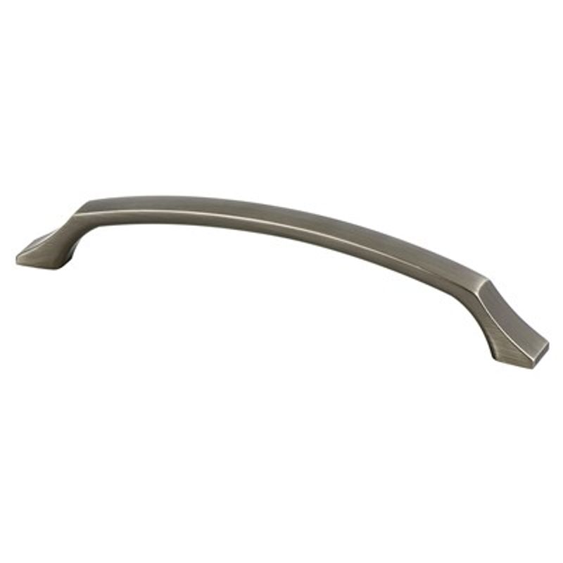 7.13' Contemporary Arch Pull in Vintage Nickel from Epoch Edge Collection