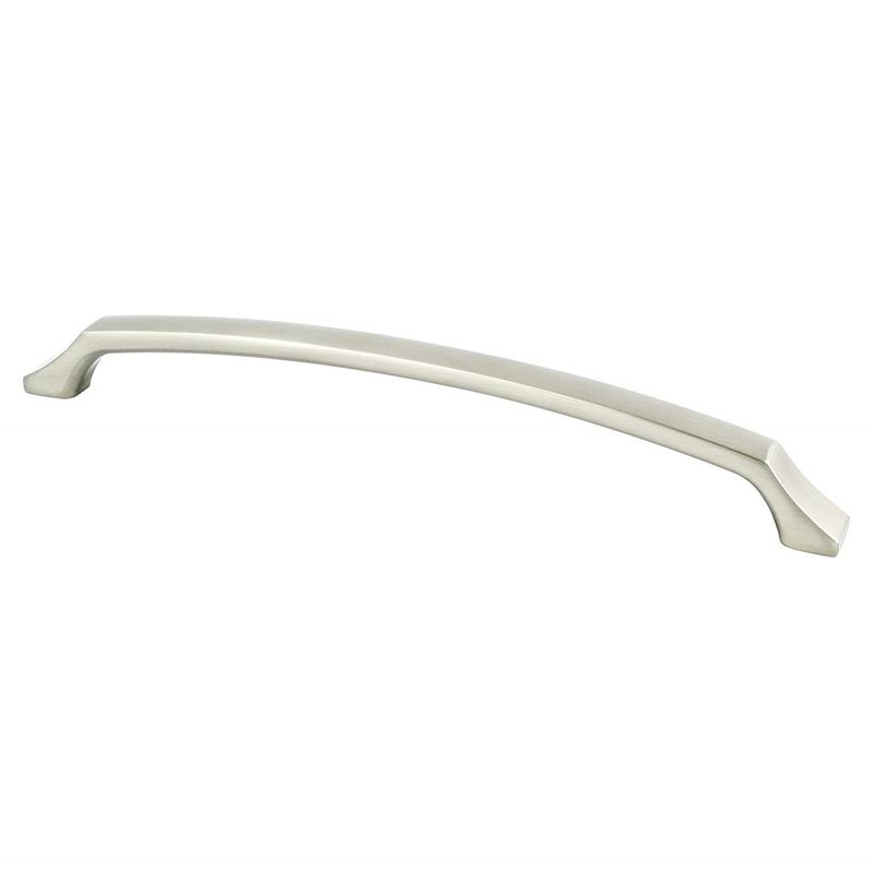 9.5' Contemporary Arch Pull in Brushed Nickel from Epoch Edge Collection