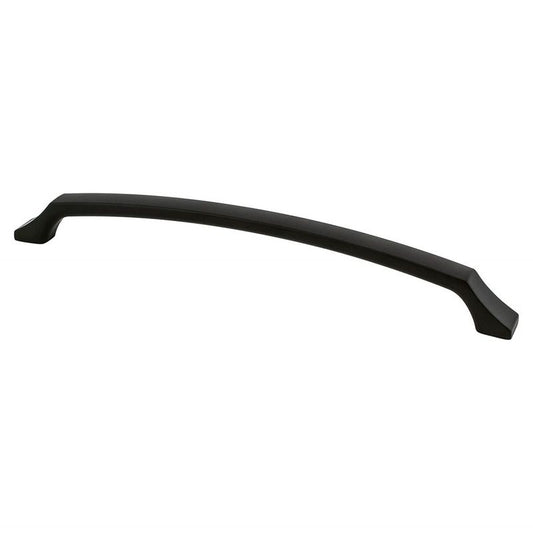 9.5" Contemporary Arch Pull in Matte Black from Epoch Edge Collection