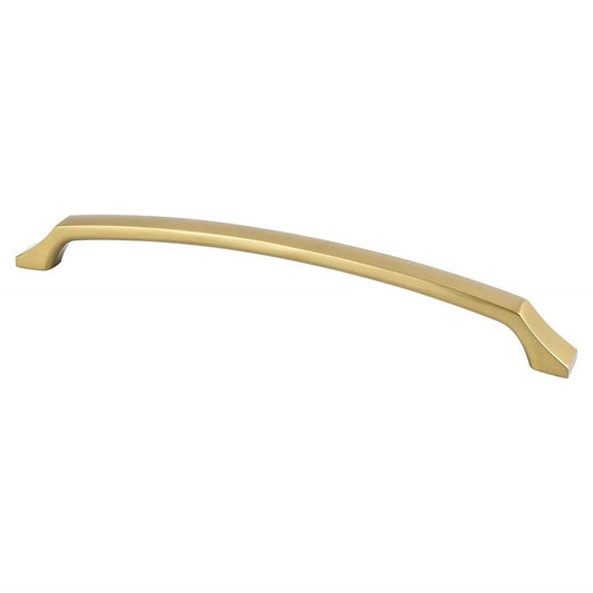 9.5" Contemporary Arch Pull in Modern Brushed Gold from Epoch Edge Collection