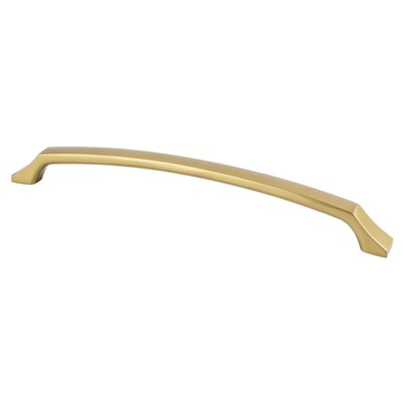 9.5' Contemporary Arch Pull in Modern Brushed Gold from Epoch Edge Collection