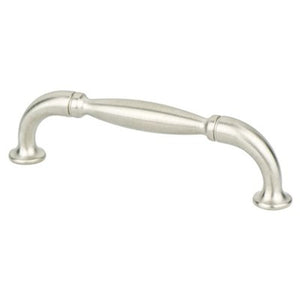 4.38' Traditional Center Orb Pull in Brushed Nickel from Euro Classica Collection