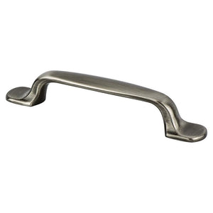 5.25' Transitional Modern Flat Bar Pull in Brushed Black Nickel from Europe Moderno Collection