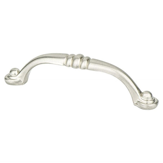 4.31" Traditional Arch Pull in Brushed Nickel from Euro Traditions Collection