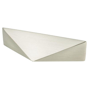 3.44' Contemporary Pointed Pull in Brushed Nickel from Facet Collection