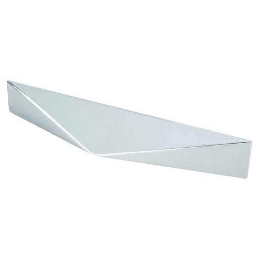 6" Contemporary Pointed Pull in Polished Chrome from Facet Collection