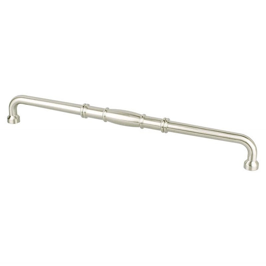 19" Transitional Modern Appliance Pull in Brushed Nickel from Forte Collection