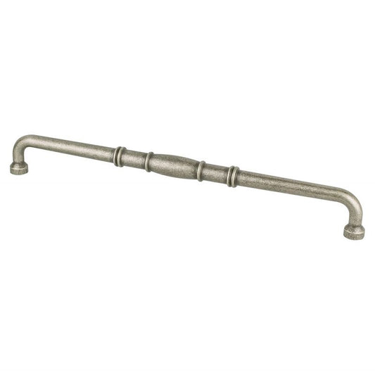 19" Transitional Modern Appliance Pull in Weathered Nickel from Forte Collection