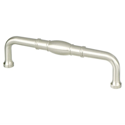 4.38" Transitional Modern Bar Pull in Brushed Nickel from Forte Collection