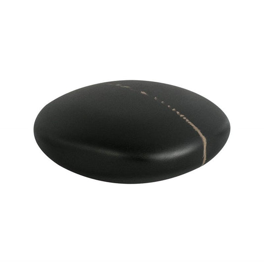 2.19" Wide Contemporary Round Knob in Dark Brown from Geo Collection