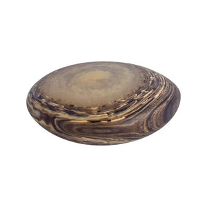 2.19' Wide Contemporary Round Knob in Opal Brown from Geo Collection