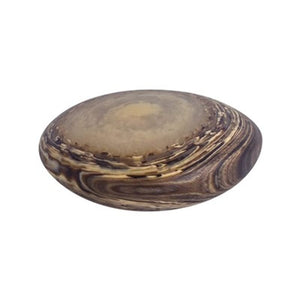 2.19' Wide Contemporary Round Knob in Opal Brown from Geo Collection