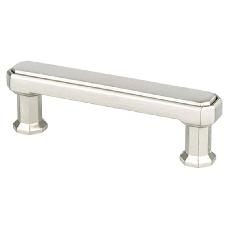 3.69' Traditional Rectangular Pull in Brushed Nickel from Harmony Collection