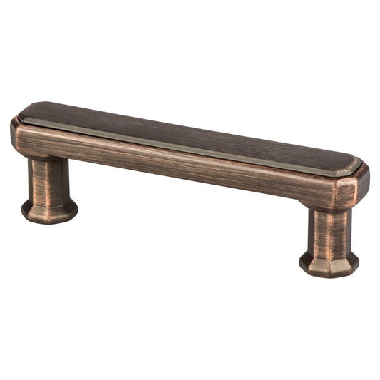 3.69" Traditional Rectangular Pull in Verona Bronze from Harmony Collection