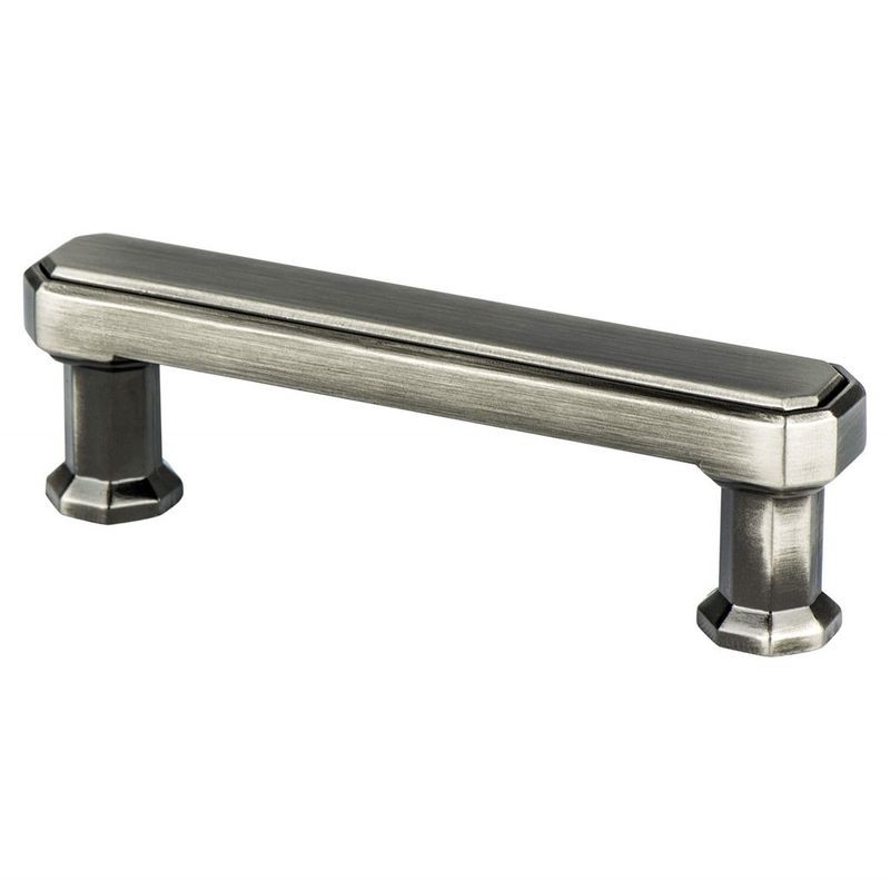 3.69' Traditional Rectangular Pull in Vintage Nickel from Harmony Collection