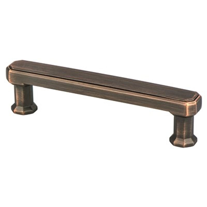 4.44' Traditional Rectangular Pull in Verona Bronze from Harmony Collection