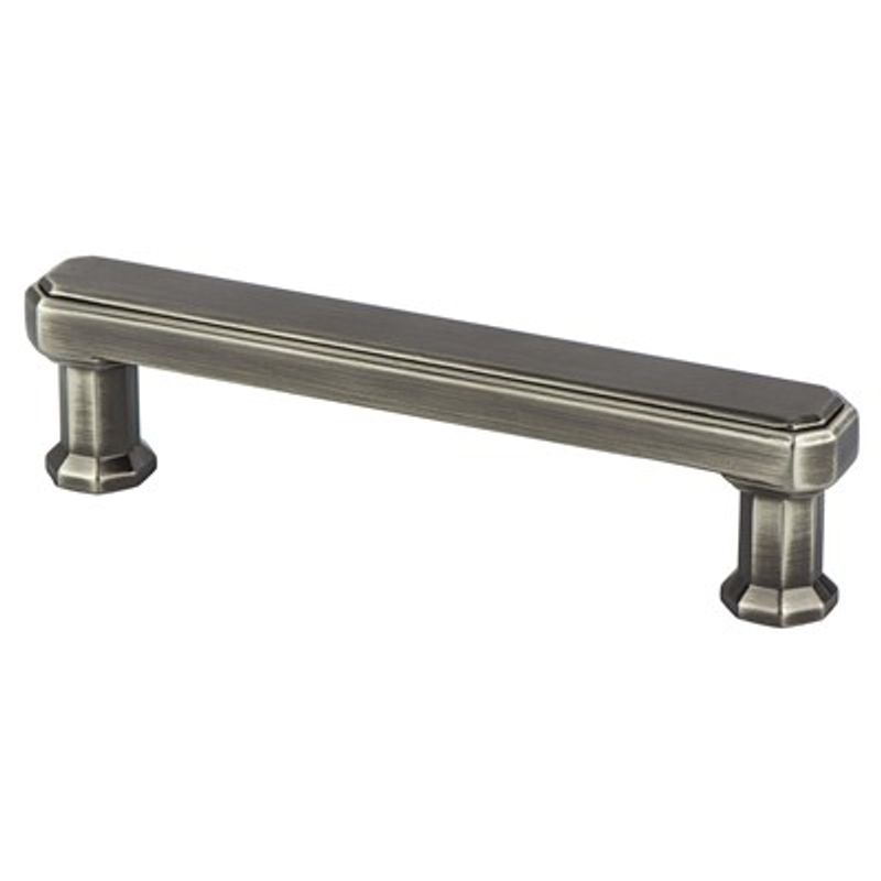 4.44' Traditional Rectangular Pull in Vintage Nickel from Harmony Collection
