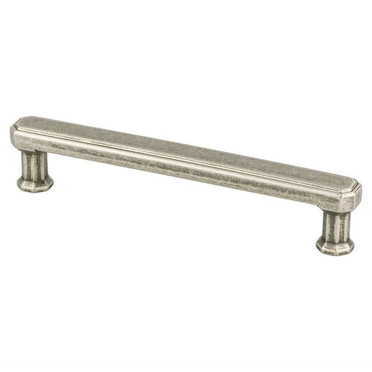 5.69" Traditional Rectangular Pull in Weathered Nickel from Harmony Collection