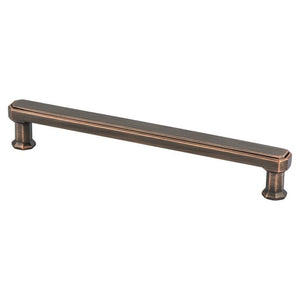 6.88' Traditional Rectangular Pull in Verona Bronze from Harmony Collection