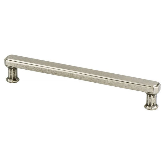 6.88" Traditional Rectangular Pull in Weathered Nickel from Harmony Collection