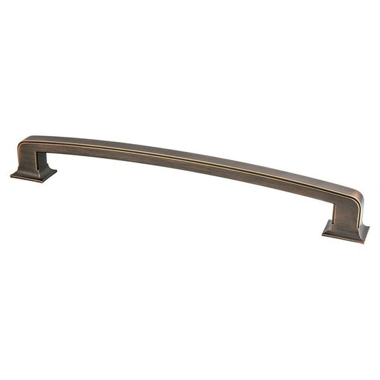 13.38" Traditional Rectangular Appliance Pull in Verona Bronze from Hearthstone Collection