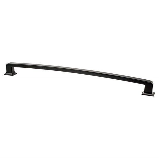 19.25" Traditional Appliance Pull in Matte Black from Hearthstone Collection