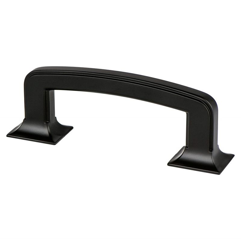 3.31' Traditional Rectangular Pull in Matte Black from Hearthstone Collection