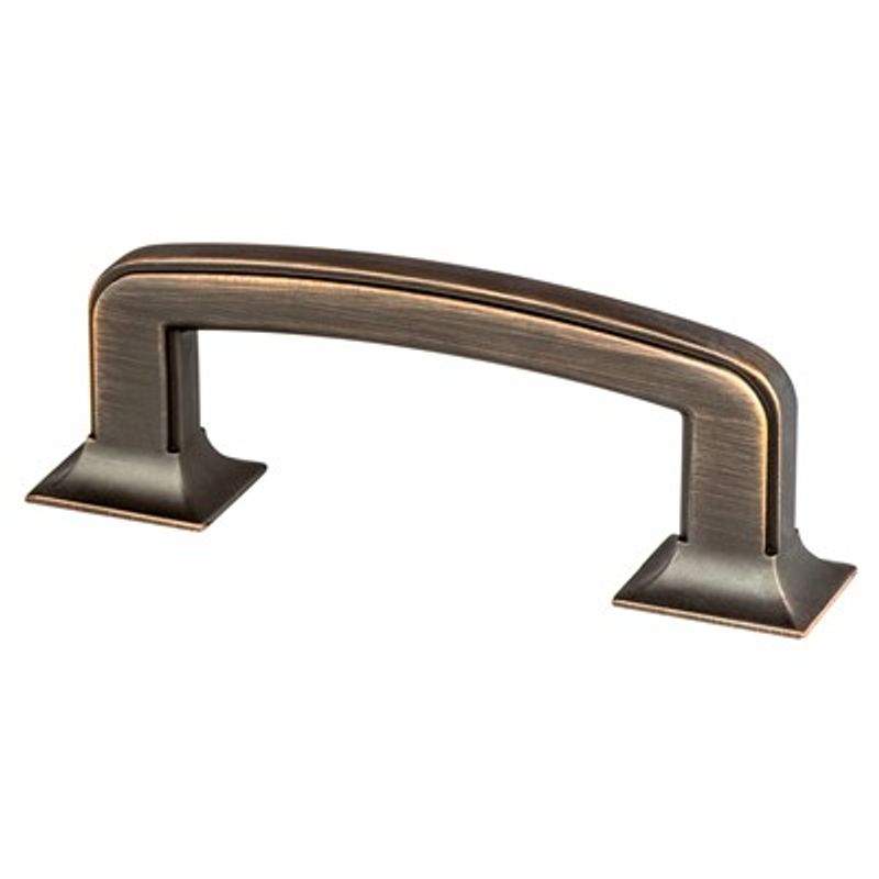 3.31' Traditional Rectangular Pull in Verona Bronze from Hearthstone Collection