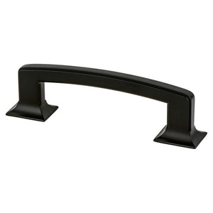 4.81' Traditional Rectangular Pull in Matte Black from Hearthstone Collection