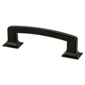 4.81' Traditional Rectangular Pull in Matte Black from Hearthstone Collection