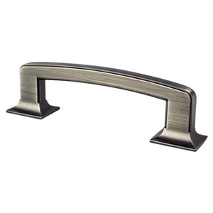 4.81' Traditional Flat Bar Pull in Vintage Nickel from Hearthstone Collection