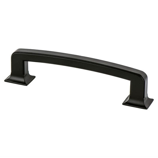 6.06" Traditional Rectangular Pull in Matte Black from Hearthstone Collection